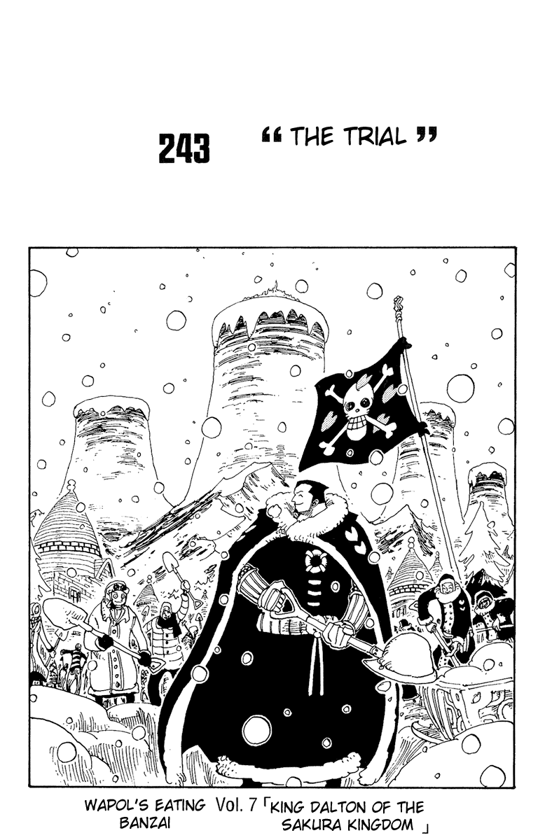One Piece, Chapter 243 image 01